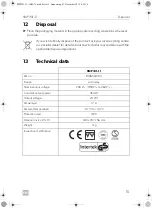 Preview for 15 page of Dometic SMP301-11 Installation And Operating Manual