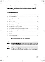 Preview for 62 page of Dometic SMP301-11 Installation And Operating Manual