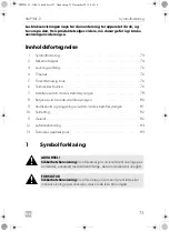 Preview for 73 page of Dometic SMP301-11 Installation And Operating Manual