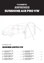 Preview for 1 page of Dometic SUNSHINE AIR PRO VW User Manual