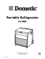 Dometic SUPERCOOLER RC 4000 Operating Instructions Manual предпросмотр