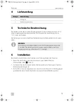 Предварительный просмотр 15 страницы Dometic TBW203 Operating Manual