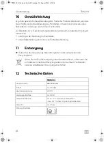 Предварительный просмотр 18 страницы Dometic TBW203 Operating Manual