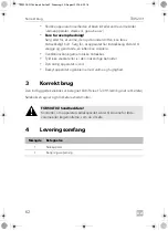 Предварительный просмотр 62 страницы Dometic TBW203 Operating Manual