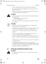 Предварительный просмотр 122 страницы Dometic TBW203 Operating Manual