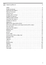 Preview for 3 page of Dometic TCA100 Operating Manual