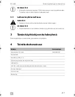 Preview for 217 page of Dometic TEC 40D Operation Operating Manual