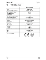 Preview for 122 page of Dometic TEC60 Installation Manual