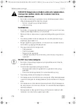 Preview for 178 page of Dometic TL200 Operating Manual