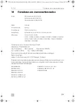 Preview for 219 page of Dometic TL200 Operating Manual