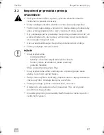 Preview for 97 page of Dometic VacPort Installation And Operating Manual