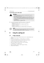 Предварительный просмотр 25 страницы Dometic Waeco ColdMachine CS-NC15 Installation And Operating Manual