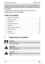 Preview for 16 page of Dometic Waeco CoolFun PB 266 Operating Manual