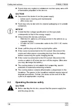 Preview for 18 page of Dometic Waeco CoolFun PB 266 Operating Manual