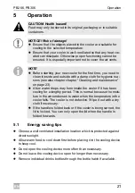 Preview for 21 page of Dometic Waeco CoolFun PB 266 Operating Manual