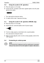 Preview for 22 page of Dometic Waeco CoolFun PB 266 Operating Manual