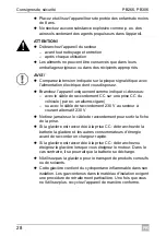 Preview for 28 page of Dometic Waeco CoolFun PB 266 Operating Manual