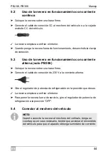 Preview for 44 page of Dometic Waeco CoolFun PB 266 Operating Manual