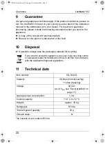 Предварительный просмотр 22 страницы Dometic Waeco CoolMatic CS-SC Installation And Operating Manual