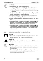 Предварительный просмотр 8 страницы Dometic Waeco CoolMatic FC40 Operating Manual