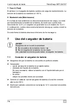 Предварительный просмотр 76 страницы Dometic Waeco PerfectCharge MCP1204 Operating Manual