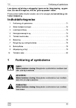 Предварительный просмотр 71 страницы Dometic Waeco TropiCool TC-14FL-AC Instruction Manual