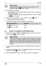 Предварительный просмотр 171 страницы Dometic Waeco TropiCool TC-14FL-AC Instruction Manual