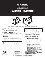 Dometic WH-10GEA Installation And Operation Manual preview