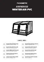 Dometic WINTER AIR PVC 260 L Installation And Operation Manual предпросмотр