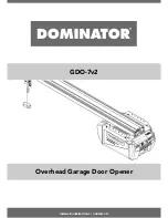 Dominator GDO-7v2 Installation Instructions Manual preview