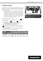 Preview for 11 page of Dominator Select DSO-1 Instruction Manual