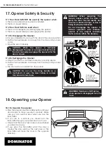 Preview for 14 page of Dominator Select DSO-1 Instruction Manual