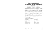 Предварительный просмотр 3 страницы Domino C Series Operation And Maintenance Manual