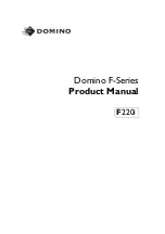 Предварительный просмотр 1 страницы Domino F Series Product Manual