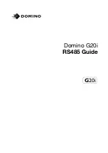 Предварительный просмотр 1 страницы Domino G20I Manual