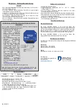 Preview for 1 page of Domintell D Max Stripmax User Manual