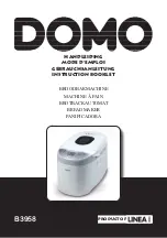 Preview for 1 page of Domo B3958 Instruction Booklet