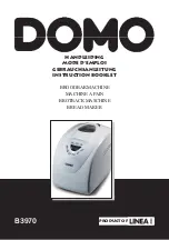 Preview for 1 page of Domo B3970 Instruction Booklet