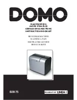 Preview for 1 page of Domo B3975 Instruction Booklet