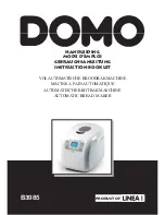 Preview for 1 page of Domo B3985 Instruction Booklet