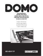 Предварительный просмотр 1 страницы Domo DO-8301TP Instruction Booklet