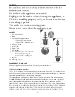 Preview for 20 page of Domo DO-916CH Instruction Booklet