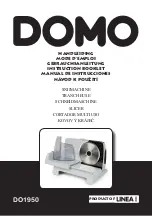 Предварительный просмотр 1 страницы Domo DO1950 Series Instruction Booklet