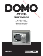 Предварительный просмотр 1 страницы Domo DO2322 Instruction Booklet