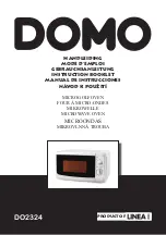 Предварительный просмотр 1 страницы Domo DO2324 Instruction Booklet