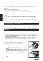 Preview for 22 page of Domo DO331L Instruction Manual