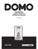 Domo DO419BL Instruction Booklet preview