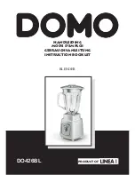 Preview for 1 page of Domo DO426BL Instruction Booklet