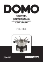 Предварительный просмотр 1 страницы Domo DO459F Instruction Booklet