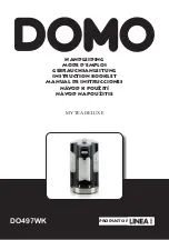 Предварительный просмотр 1 страницы Domo DO497WK Instruction Booklet